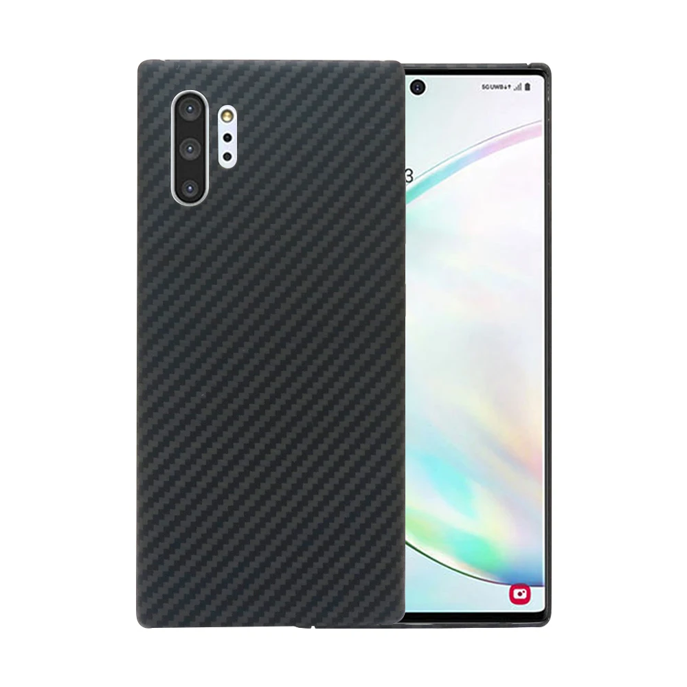 Для samsung Galaxy Note 10 Plus чехол из углеродного волокна с узором ультра тонкий арамидный волоконный чехол s чехол для samsung Note 9 10 10+ 10 Plus