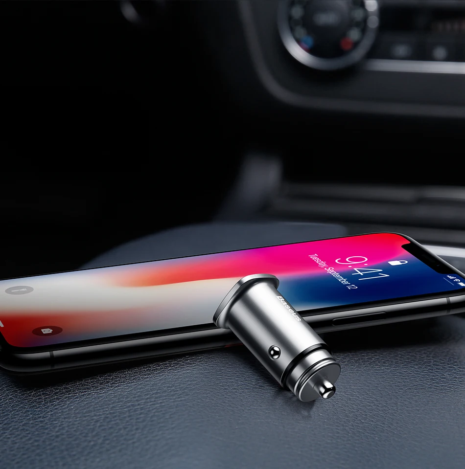 Baseus Быстрая зарядка 4,0 3,0 USB Автомобильное зарядное устройство для iPhone 11 Pro Max Xiaomi huawei SCP QC QC4.0 QC3.0 C PD быстрое автомобильное зарядное устройство для телефона
