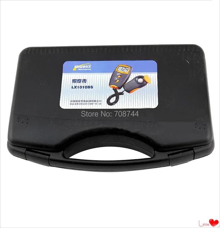 LX1010BS цифровой Luxmeter 3 1/2 ЖК-дисплей измеритель освещенности тестирование