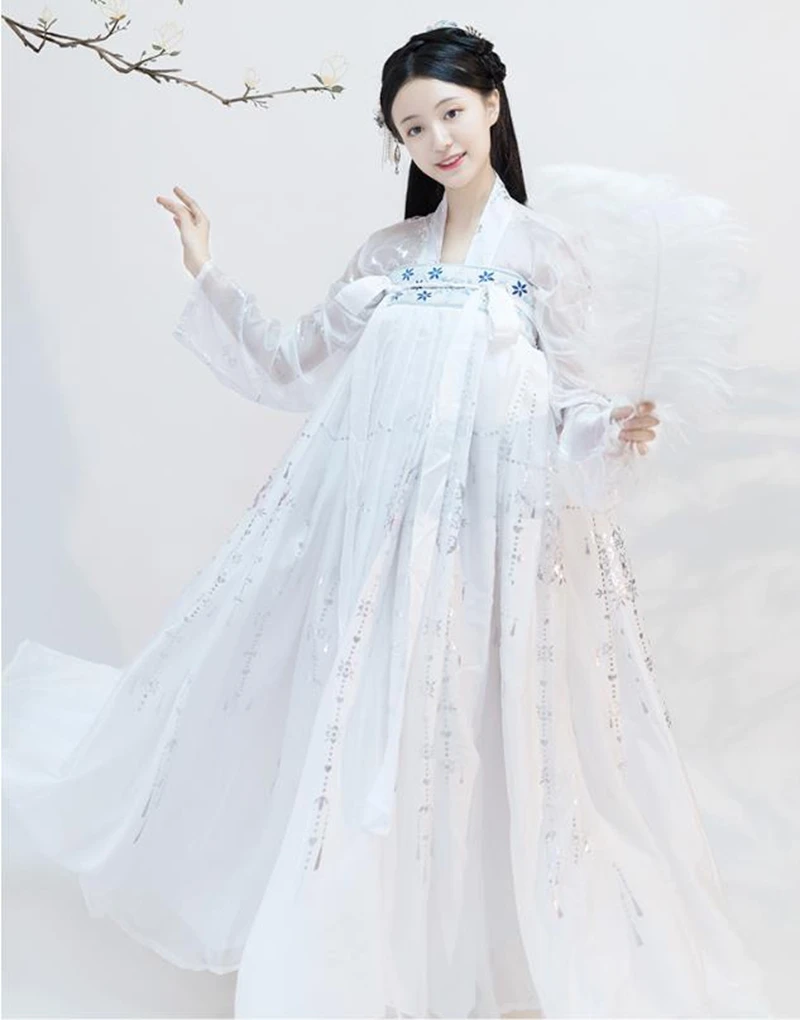 Ewha Rain оригинальный Hanfu Женский студенческий Повседневный супер костюм сказочной