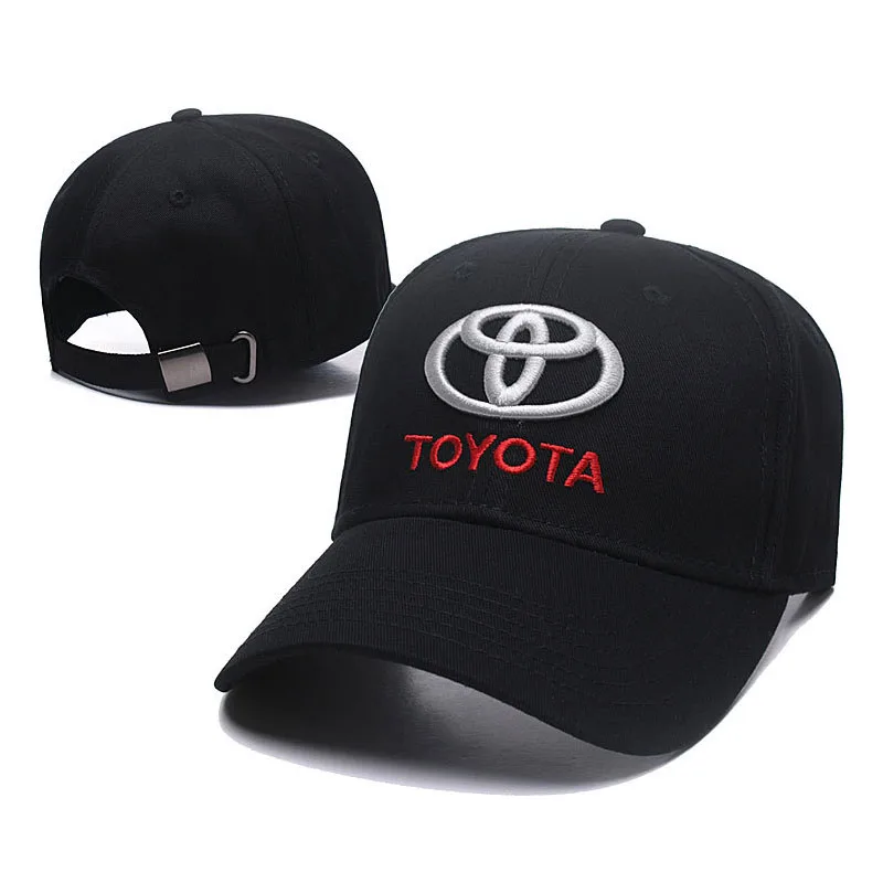 Повседневная Бейсболка из 100% хлопка с 3D вышивкой и логотипом автомобиля Toyota
