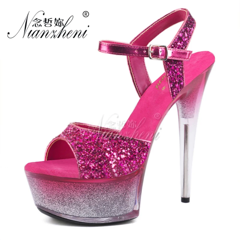 7 Inches Super High Stripper Heeled Pole Dance Shoes Crystal Roman Narrow Band 18CM Platform Sandals Nightclub Spool Heels Women
7 Inches Super High Stripper Heeled Pole Dance Shoes Crystal Roman Narrow Band 18CM Platform Sandals Nightclub Spool Heels Women