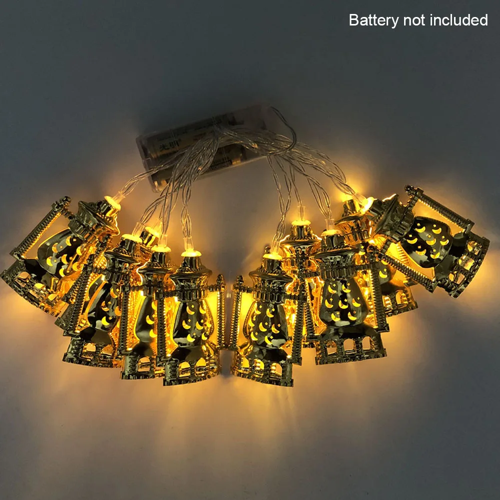 

Wedding Party Garden Home Decor Muslim Ramadan Eid Mubarak LED Fairy Light Festival Holiday Lanterns Indoor Outdoor Oil Lamp