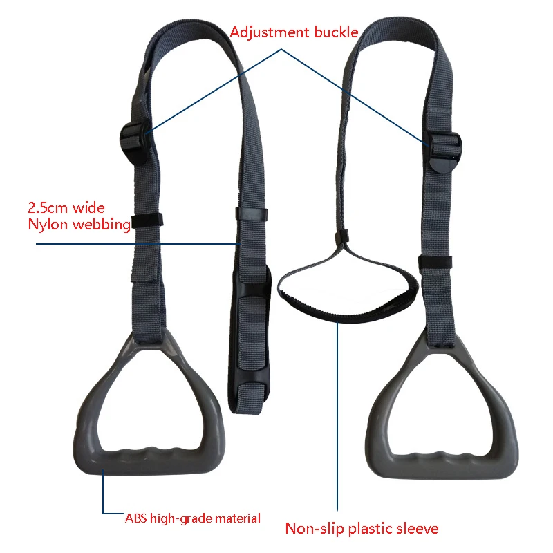 

Children's Fitness Ring Indoor Pull-Ups, Long Height Stretch Training Fitness Rings Children Horizontal Bar for Fitness