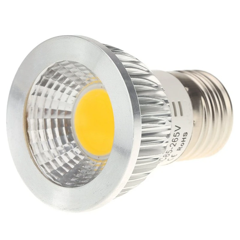 

E27 5W COB Headlights LED Lamp Light Energy Saving High Performance Bulb Lamp 85 - 265V Warm White