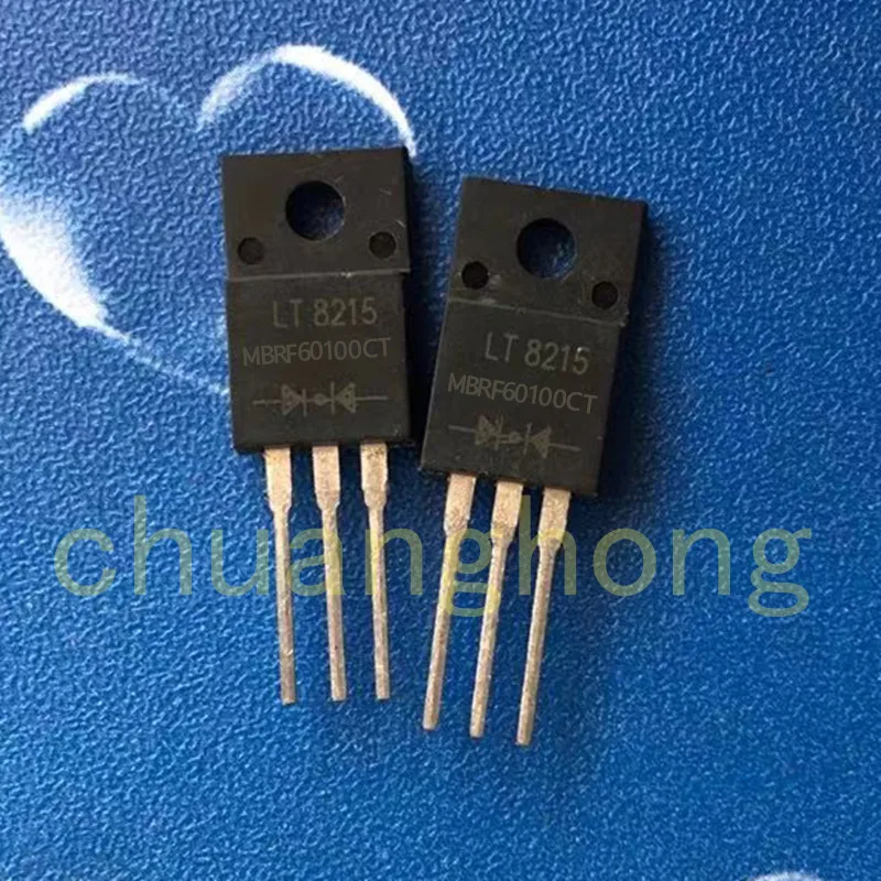 

1Pcs/Lot Original New MBRF60100CT 60A 100V MBRF60100 Schottky Rectifier Diode TO-220F