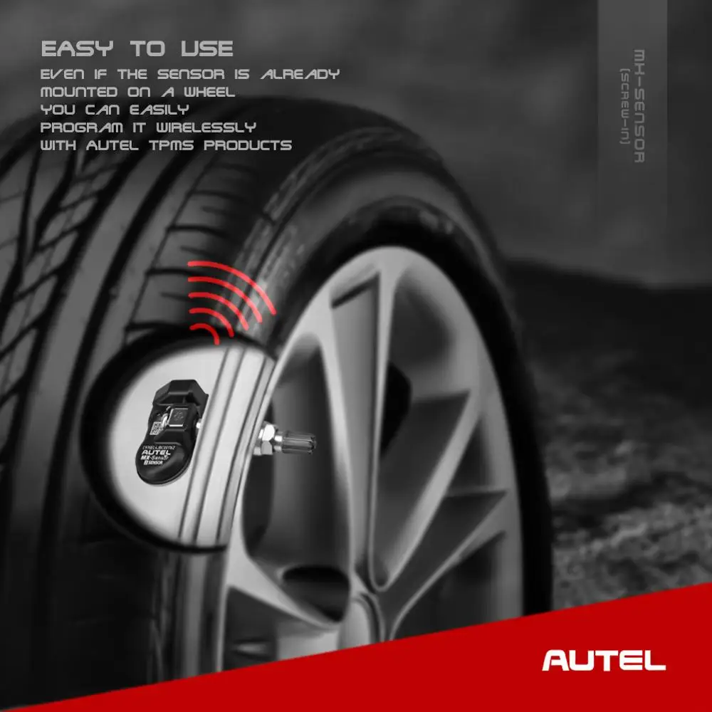Датчик TPMS AUTEL 315 МГц 433 2 в 1 MX-датчик универсальный инструмент для ремонта шин