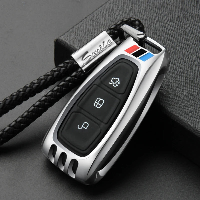 

For Ford Ecosport Escort Mondeo Fiesta Kuga high-grade zinc alloy car key case car keychain car key bag