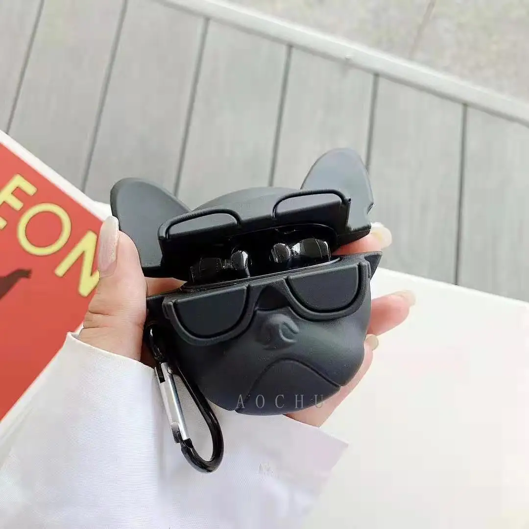 Чехол для наушников мягкий силиконовый защитный чехол VIVO TWS Neo с пряжкой защиты от