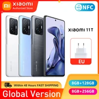 global version xiaomi 11t smartphone 8gb 256gb dimensity 1200 ultra octa core 108mp camera 120hz 6 67 display 67w charging