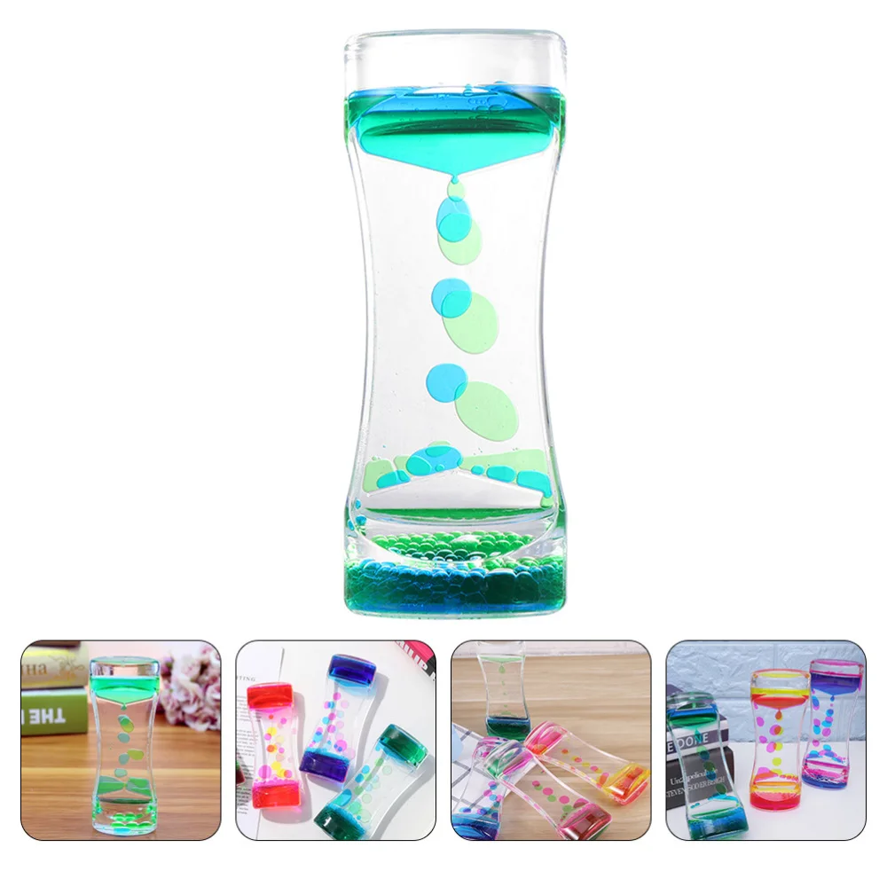 

Liquid Motion Sandglass Timer Novelty Liquid Motion Bubbler for Children