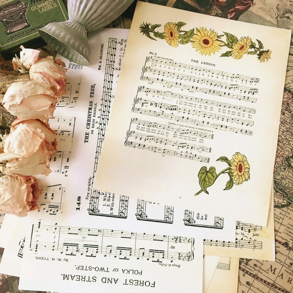 Ретро инструкция с английским алфавитом коллекция оценки 12 шт. нежелательный