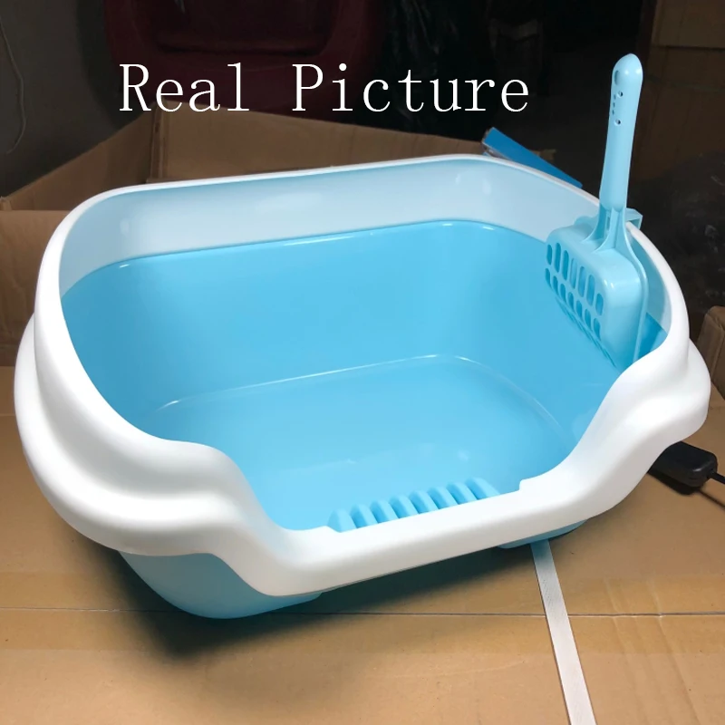 Полузакрытый туалет для кошек большой съемный кошачий Туалет уборки обучающий