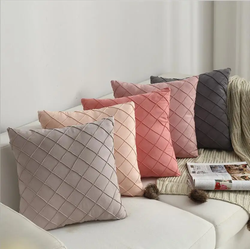 Modern Geometric Stripe Cushion Covers for Couch Bed 30x50 45x45 Decorative Throw Pillow Cases Sofa Pillowcase | Дом и сад