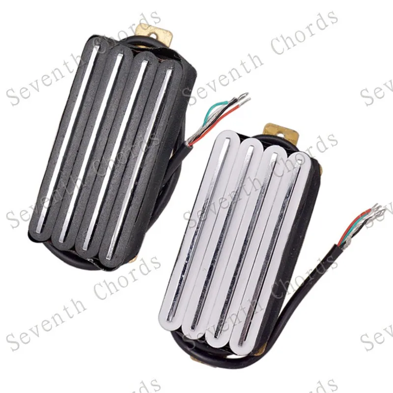 1 шт. Лидер продаж Рельс 2-двойное лезвие электрогитары хамбакеров 4 провода Пикап