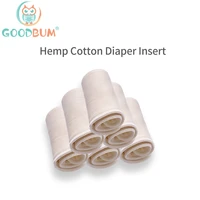 goodbum 4 layers reusable hemp cotton diaper insert for baby diaper
