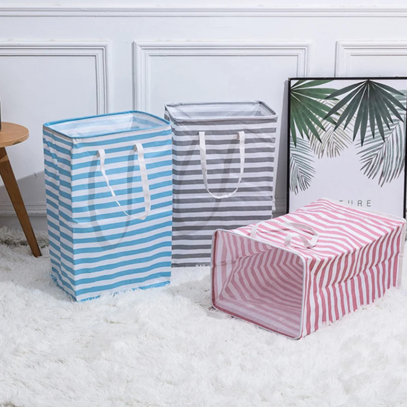 Очень большая корзина для белья 75 л складная с ручкой водонепроницаемая хранения