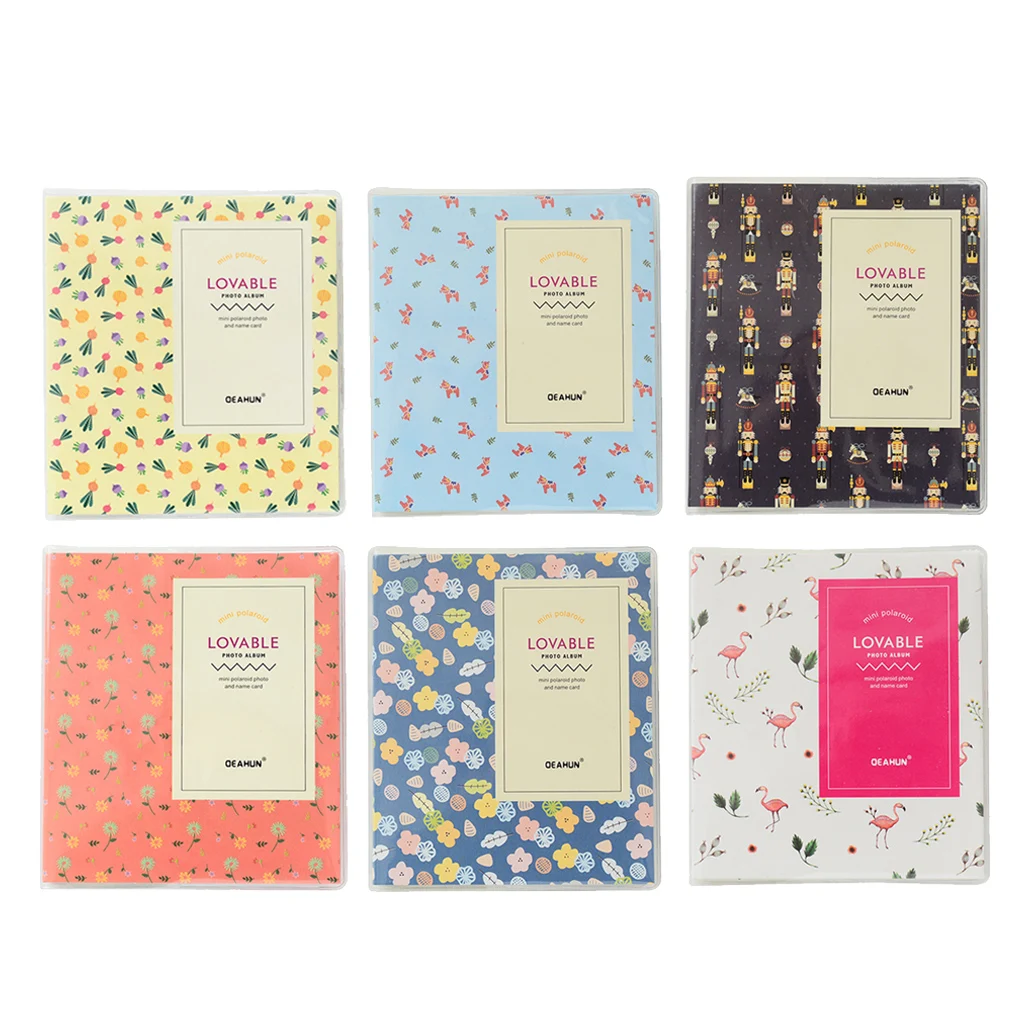 

64 Pockets Photo Album 3'' Mini Instant Picture Case Storage for fujifilm instax mini 8, 9 7s 50 90 Film