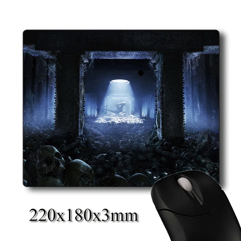 Противоскользящий резиновый коврик для мыши 220x180x3 мм |