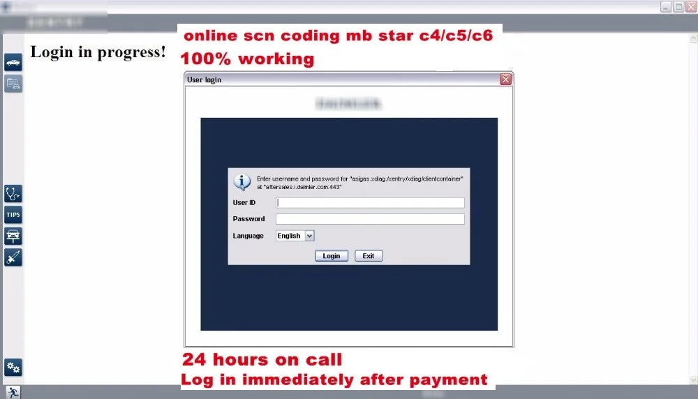 Самая низкая цена для Xentry SCN онлайн-кодирование по акции