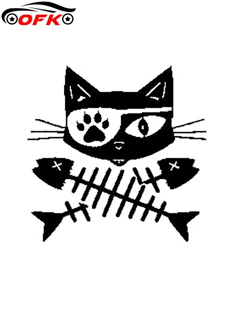 

Horrid Cat Car Sticker Halloween Vinyl Decal for Truck Windows Laptop Any Smooth Surface15.5*15CM