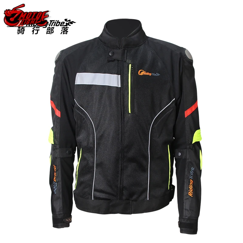 Titanium Motorcycle Jacket Locomotive Drop Mesh Waterproof Liner 4 Seasons Racing Motorbike Jackets Gear protectors Clothing|motorbike