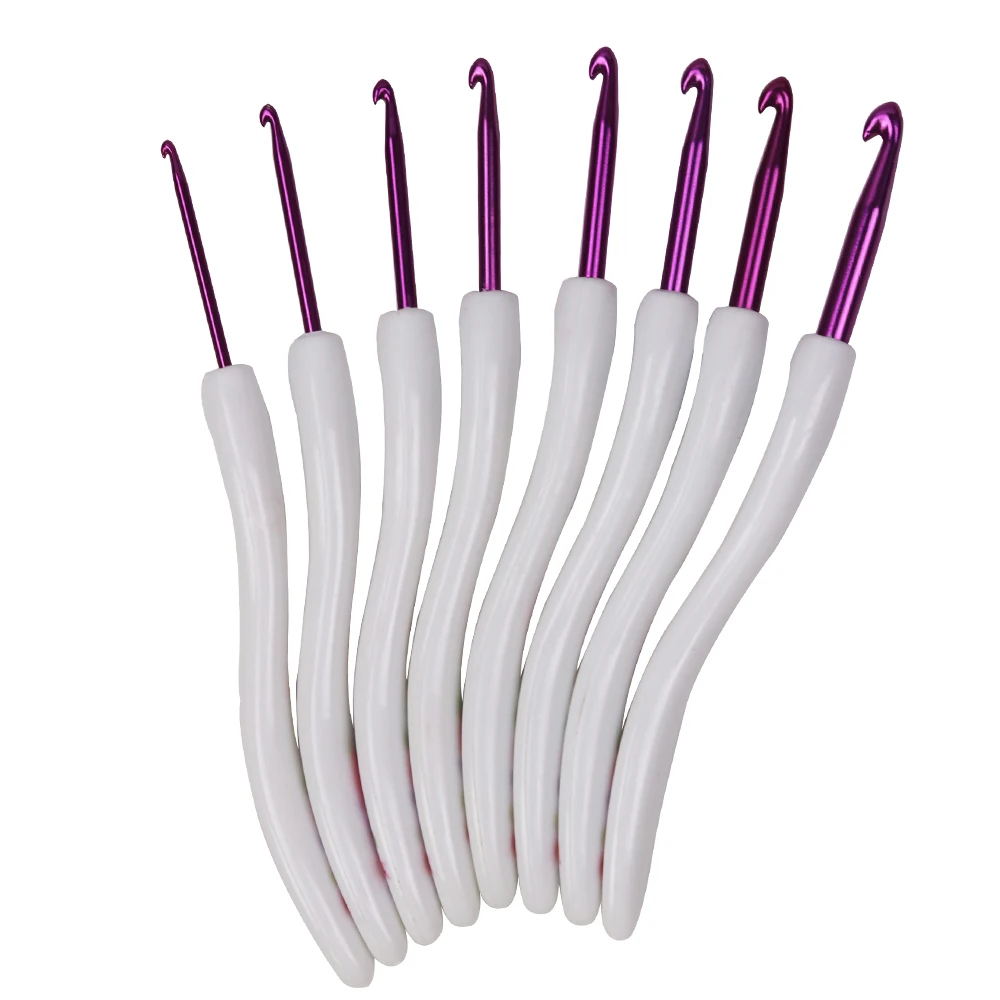 8 шт./компл. вязальные спицы вязальный крючок набор раньше 2 5 мм 6 0 мм|Швейные