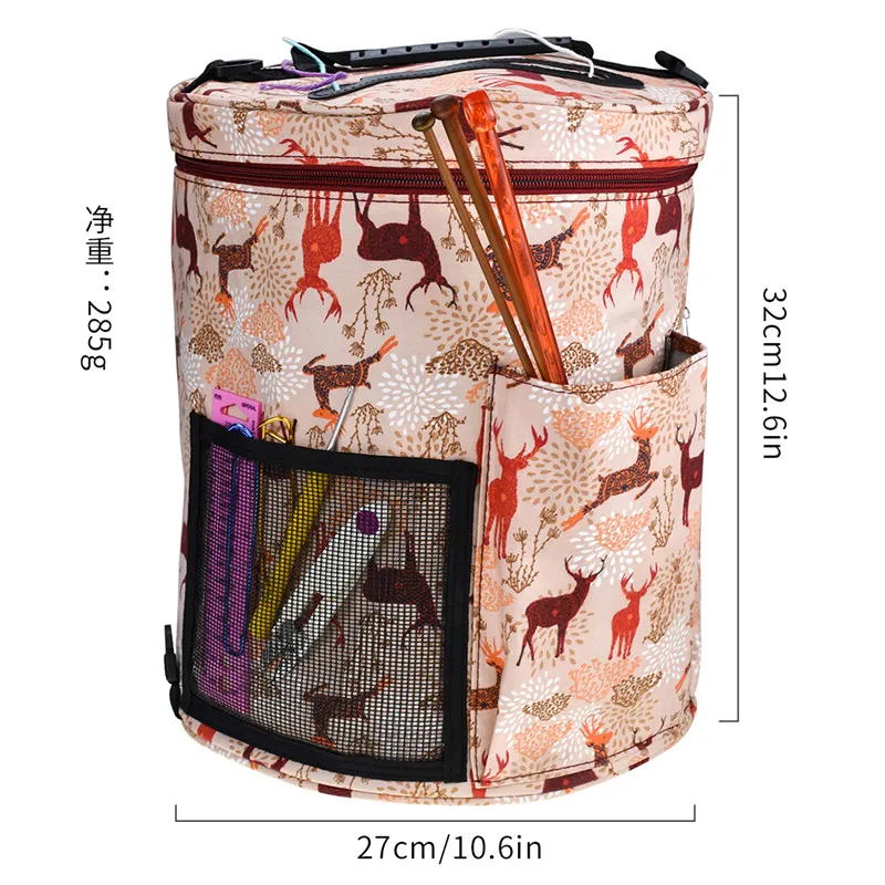 Сумка для вязания сумка-Органайзер шерстяных крючков набор шитья вязаных игл