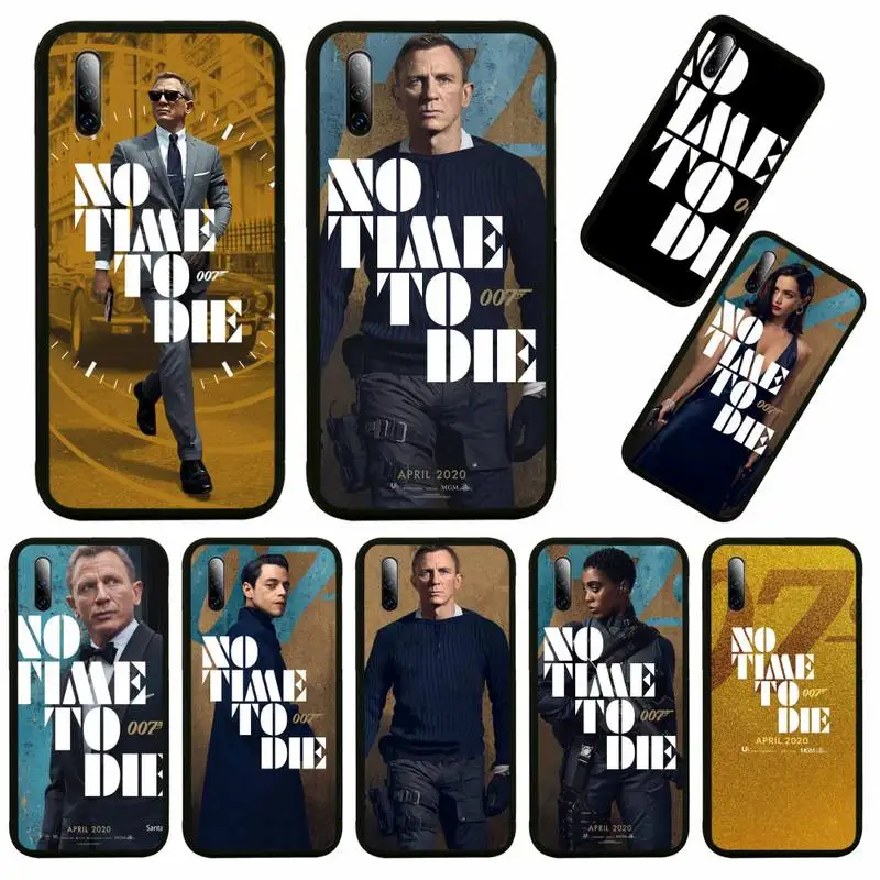 

No Time To Die 007 Phone Case For Huawei Honor View V 5 7 8 9 10 20 30 X S Play Lite Pro Cover