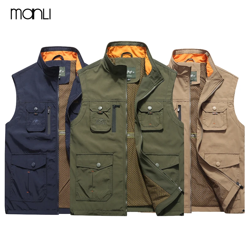 Жилет MANLI мужской повседневный армейская тактическая безрукавка в стиле