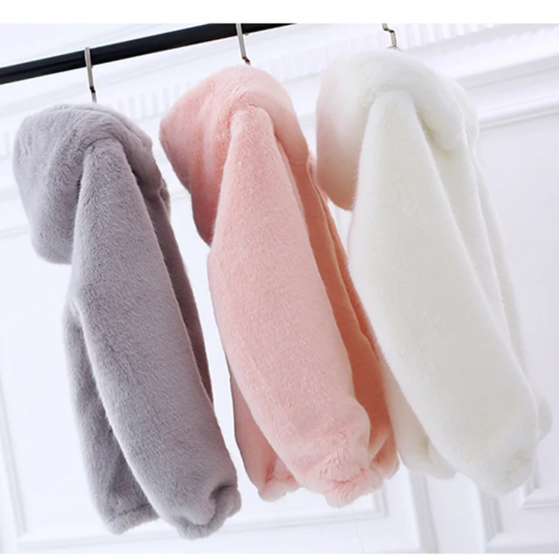 Instagram розовая толстовка с капюшоном из искусственного меха новые куртки женские