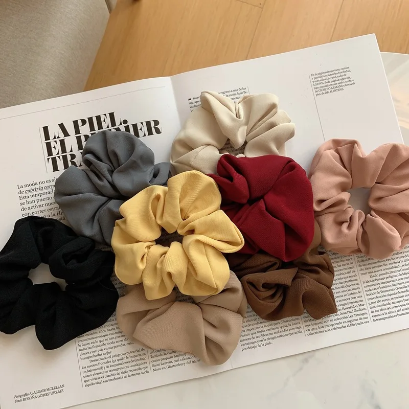 Женские резинки для волос простые элегантные аксессуары в Корейском стиле 2021 |
