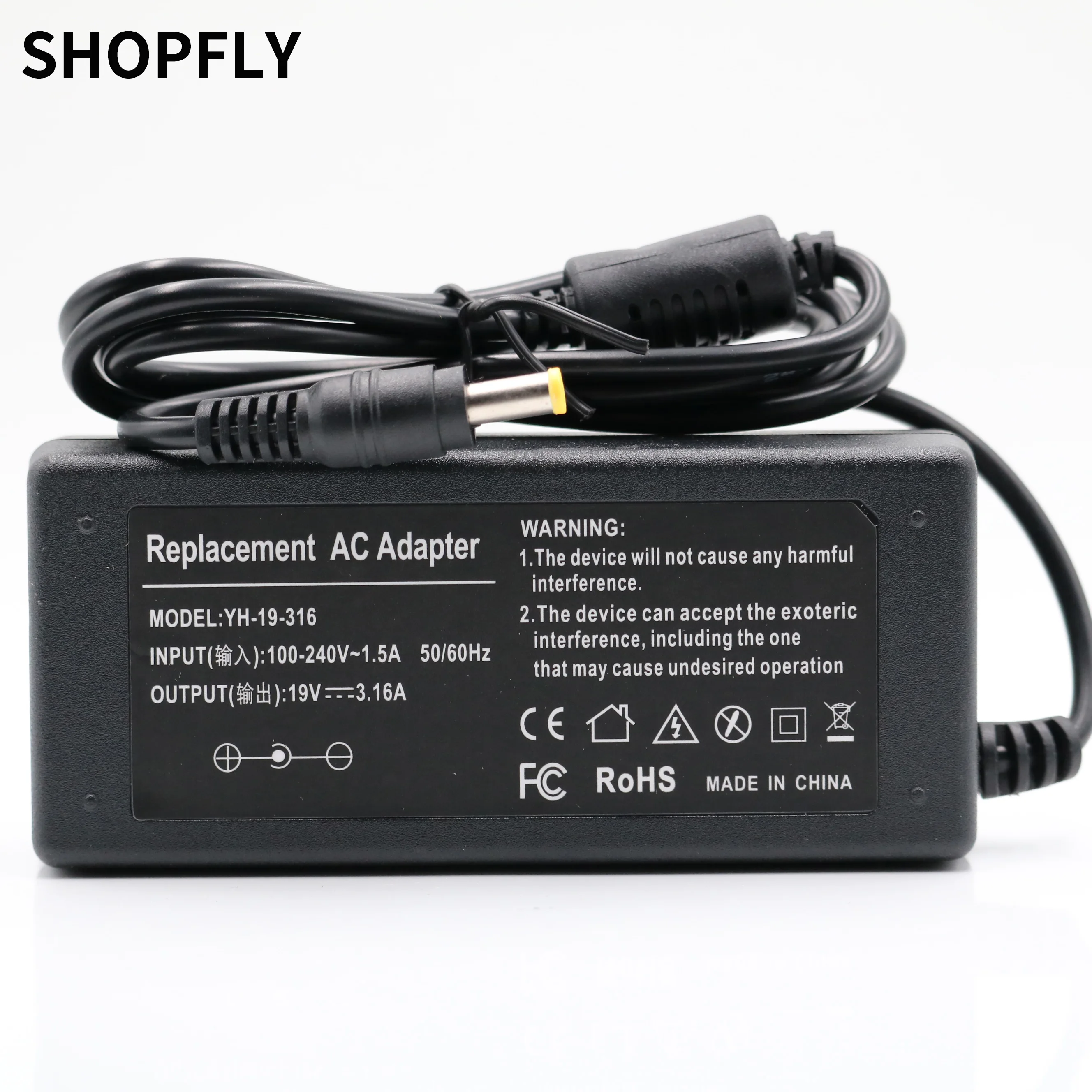 

19V 3.16A 5.5*3.0mm Power AC Adapter Supply for Samsung AD-6019R AD-6019 CPA09-004A ADP-60ZH D PA-1600-66 ADP-60ZH A charger