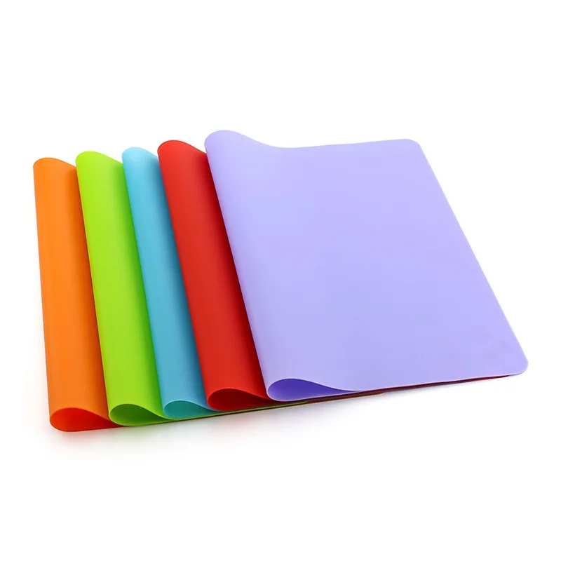 

New Type Tableware Kitchen Silicone Mat Baking Mat Food Grade Thickened Anti Skid Children Pet Auxiliary Eating Placemat Coaster