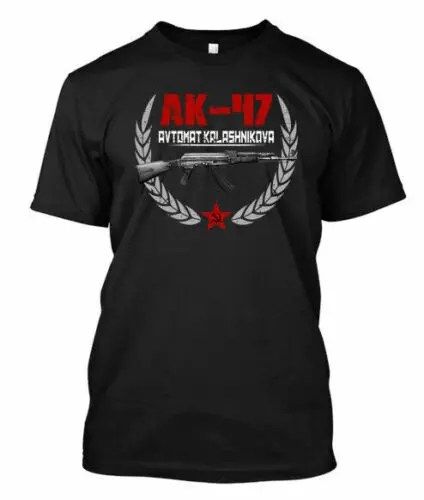 

NEW AK 47 Avtomat kalashnikova Russian military Men T-Shirt S-3XL