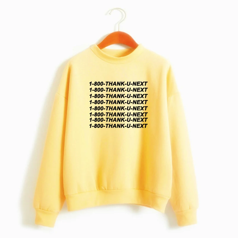 Женский свитшот с надписью Ariana Grande толстовка длинным рукавом пуловер|Женские