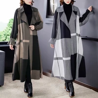 zuoman 2021 spring long trench coat women loose slim trench coat female outwear fashion windbreaker party vestidos