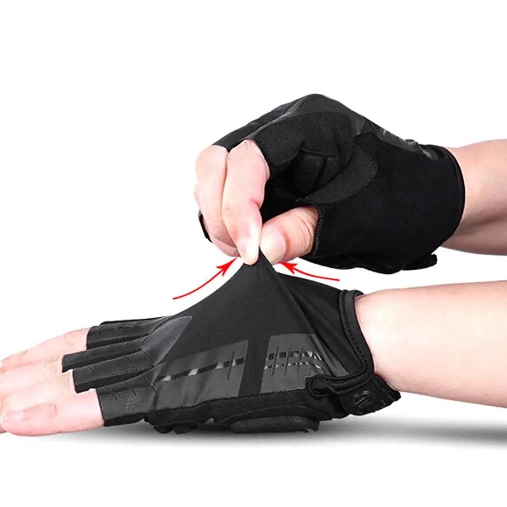 

Cycling Half Finger Short Gloves Shockproof Breathable MTB Bike Gloves