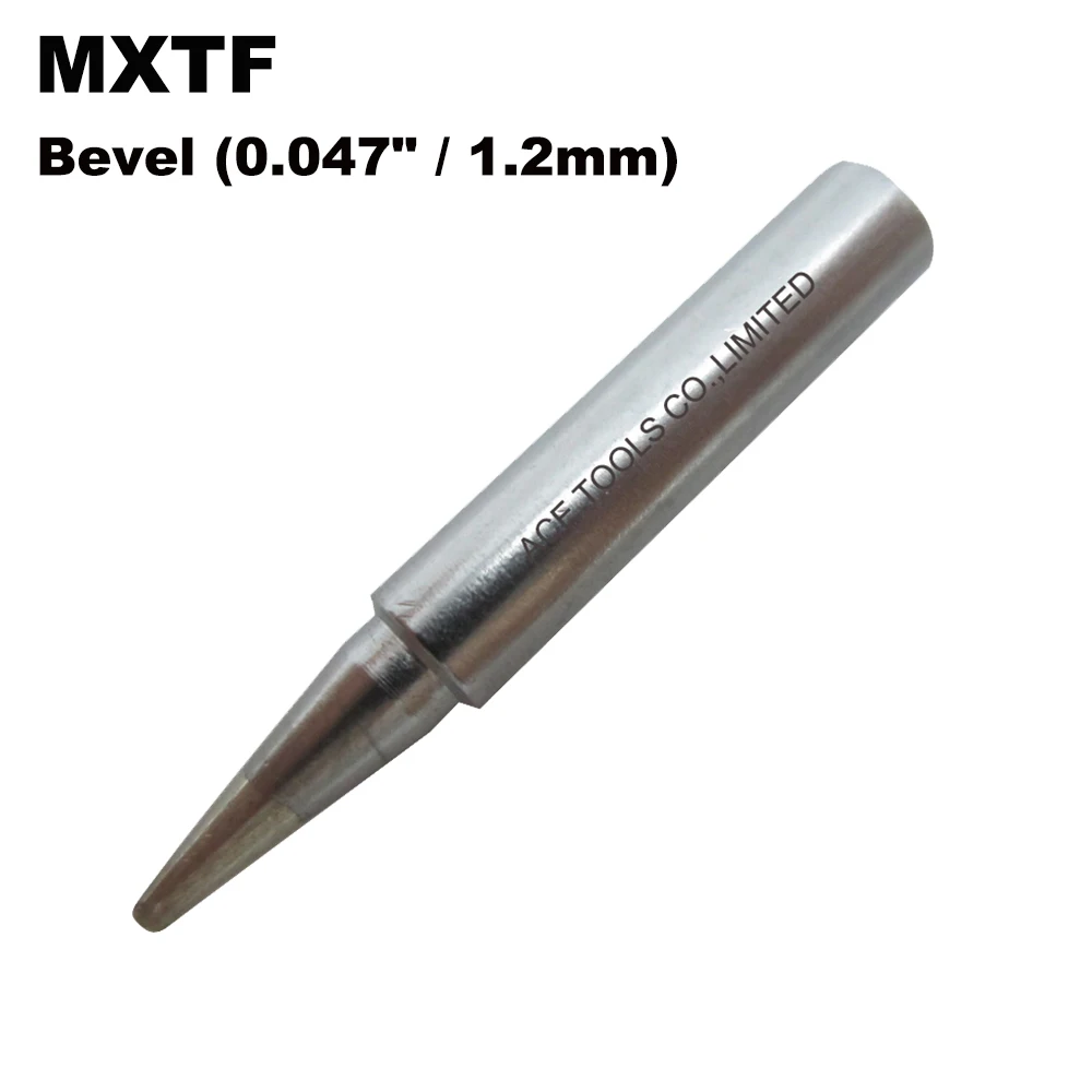 MXTF ПАЯЛЬНЫЕ НАКОНЕЧНИКИ со Скосом 1 2 мм замена подходит для WELLER WSD71 WSDT1 WP70 станции