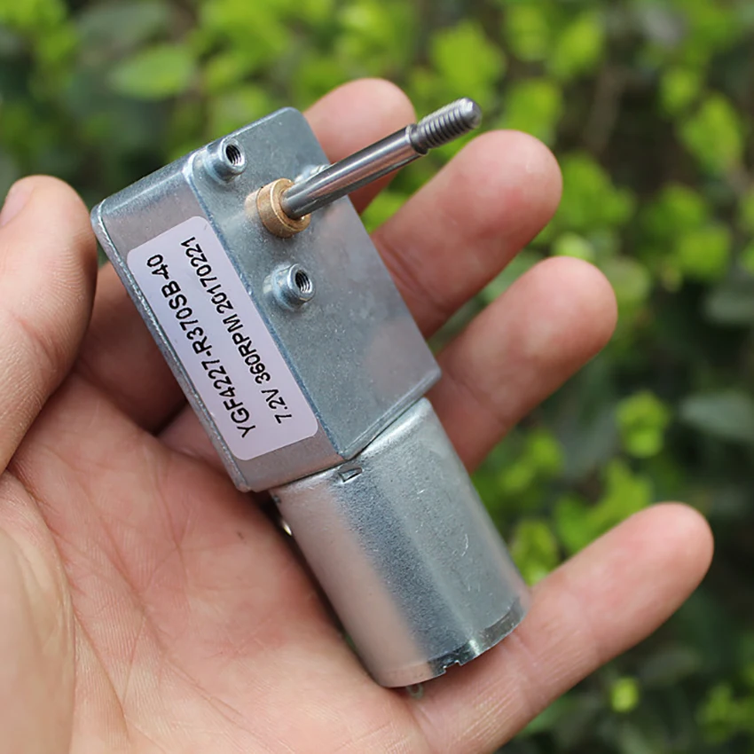 Производство длинного шпинделя для мотор редуктор 7 Форма DC7.2V 0.2A 360 об/мин