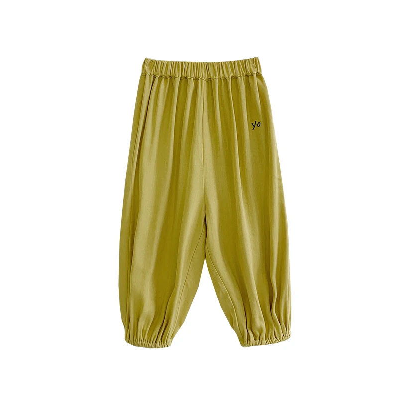 

girl pants 2020 new girl fashion summer pants baby children casual loose anti mosquito pants thin