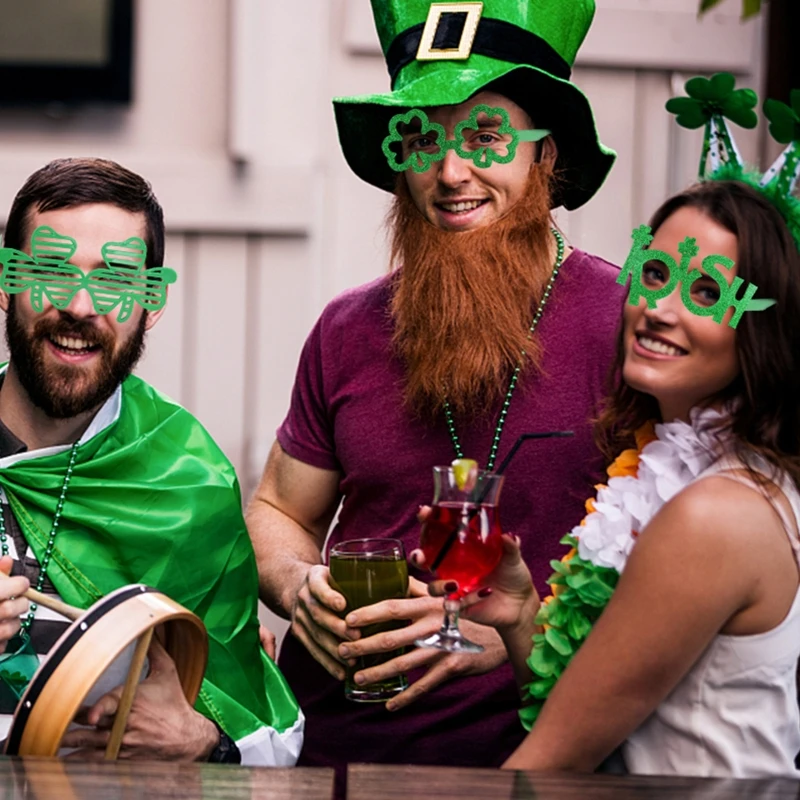 

Праздничная лента для волос Shamrock, заколка для волос, наклейка, носки для paфокусов, день, фотосессия DXAA