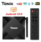 ТВ-приставка Tanix TX6S на Android 10,0, четырехъядерный процессор Allwinner H616, 4 ГБ, 64 ГБ, WiFi, Bluetooth, 8K, ТВ-приставка pk Tanix TX6, 2020