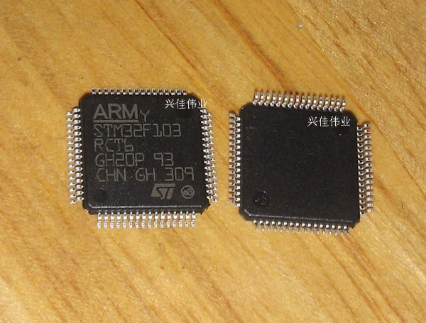 

MeiMxy 1 шт. STM32F103RCT6 STM32F103 патч 32-битные микроконтроллеры CORTEXM3 256 k флэш-память чип QFP