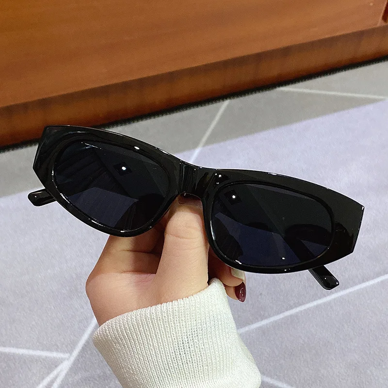 

Cat Eye Sunglasses Women Fashion 2022 Vintage Black Shades Sun Glasses Brand Designer Cateye Mirror Retro Eyewear Oculos De Sol
