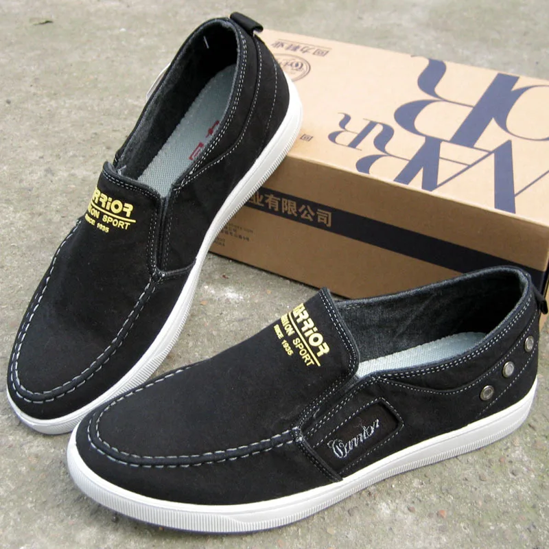 

Autumn shoes men's canvas shoes one foot lazy fashion casual shoes