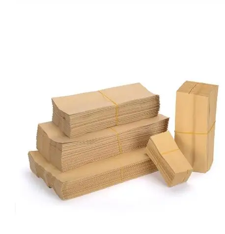 

100pcs 12g/15g/50g/100g Brown Kraft Paper Bag for Tea Packaging Aluminum Foil Bag Powder Packing Bag Tea Bag