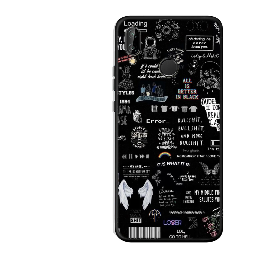 Новое поступление черный чехол ТПУ для huawei mate 10 20 P8 P9 P10 P20 P30 Lite Plus Pro 2017 Fundas Coque Capinhas