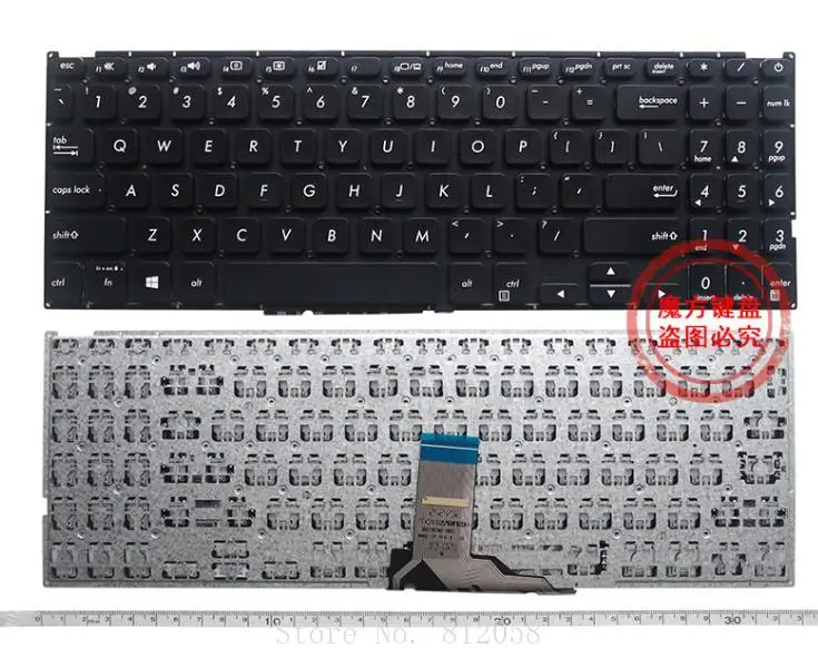 

New US Keyboard for Asus Vivobook 15 FL8700 X512 X512D X509 M509 Y5200F Y5000F Y5200FB V5000 V5000D V5000F