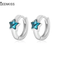 qeenkiss%c2%a0eg6167fine%c2%a0jewelry%c2%a0wholesale%c2%a0fashion%c2%a0woman%c2%a0girl%c2%a0birthday%c2%a0wedding%c2%a0gift cool star aaa zircon18kt white gold stud earrings